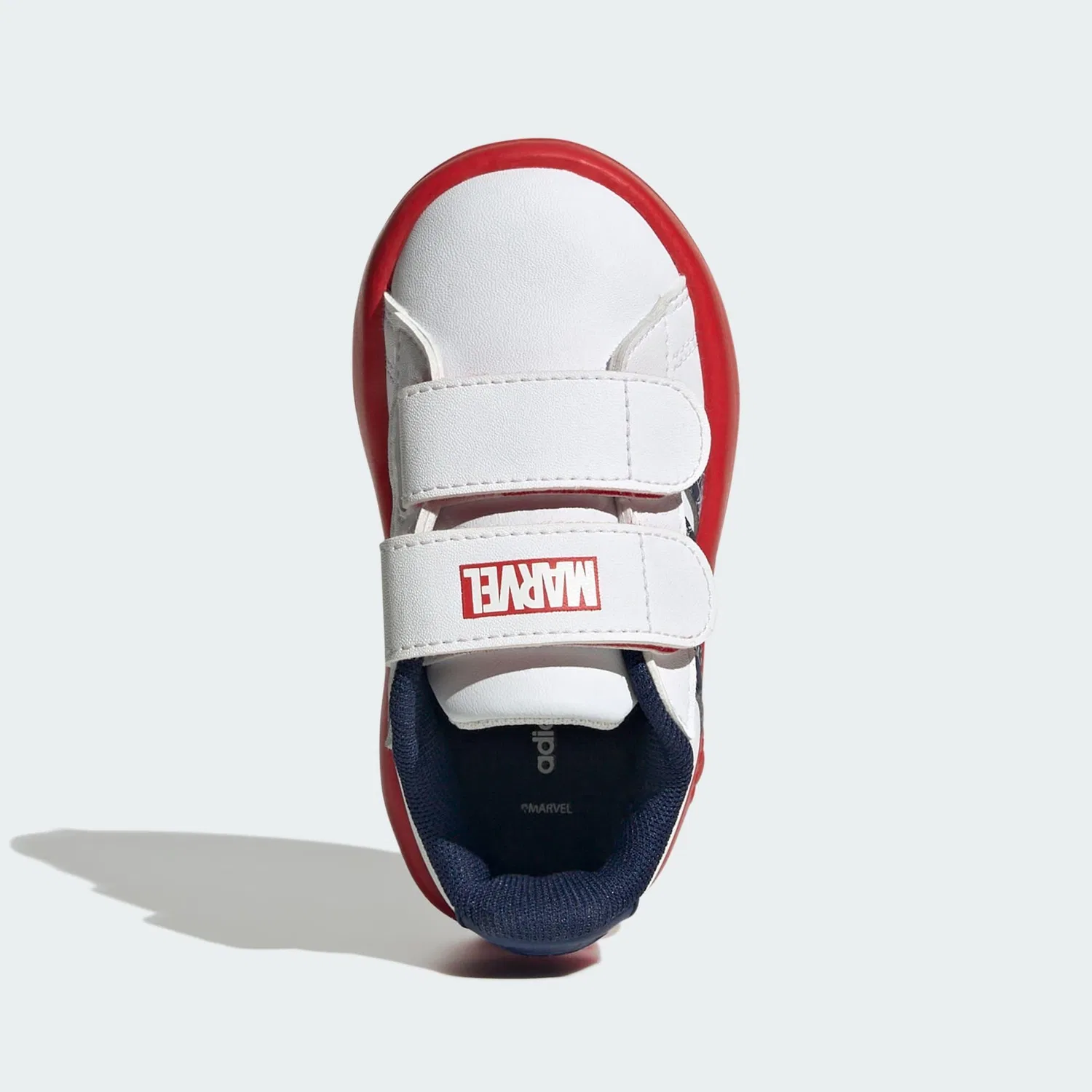 Детские кроссовки с принтом Spider-Man Grand Court Adidas, Weiss Dunkelblau Rot — фото 2