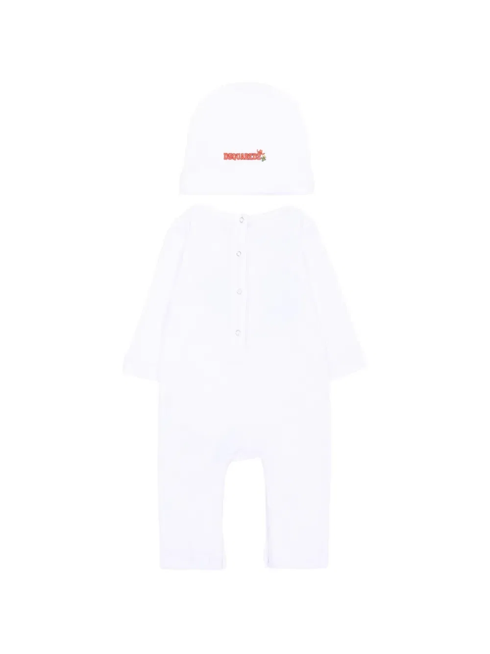 Комплект из комбинезона с графическим принтом Dsquared2 Kids, белый — фото 2