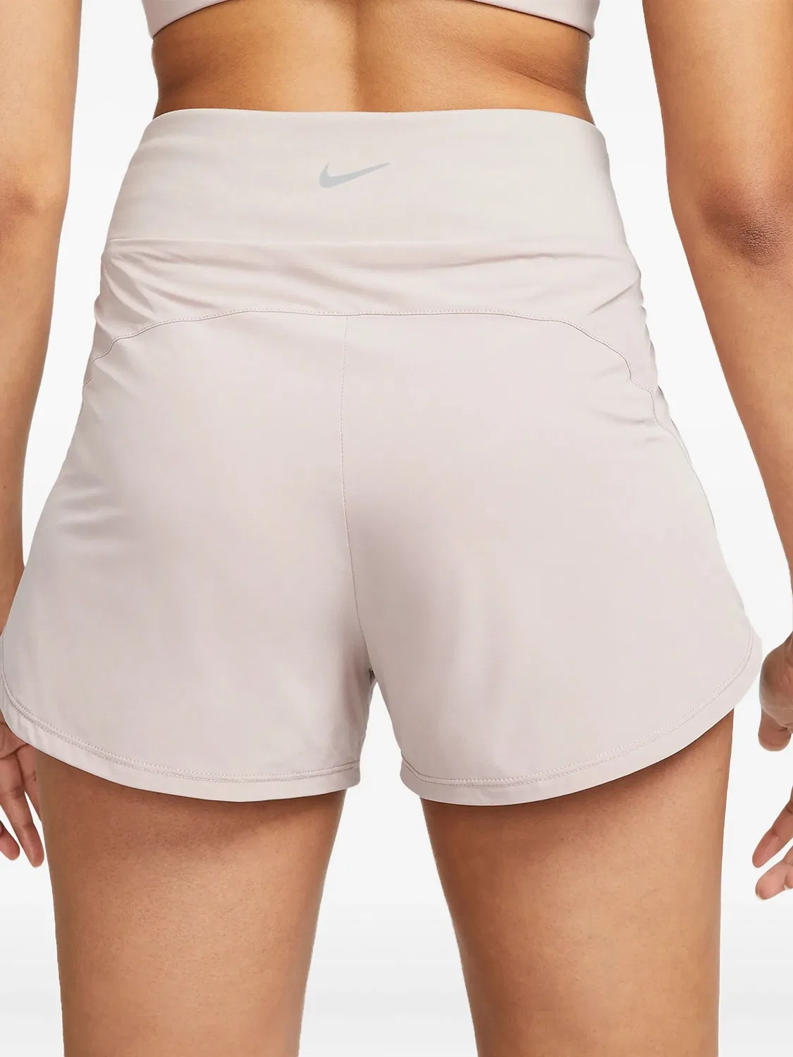 Шорты с логотипом Swoosh Nike, нейтральные цвета — фото 2