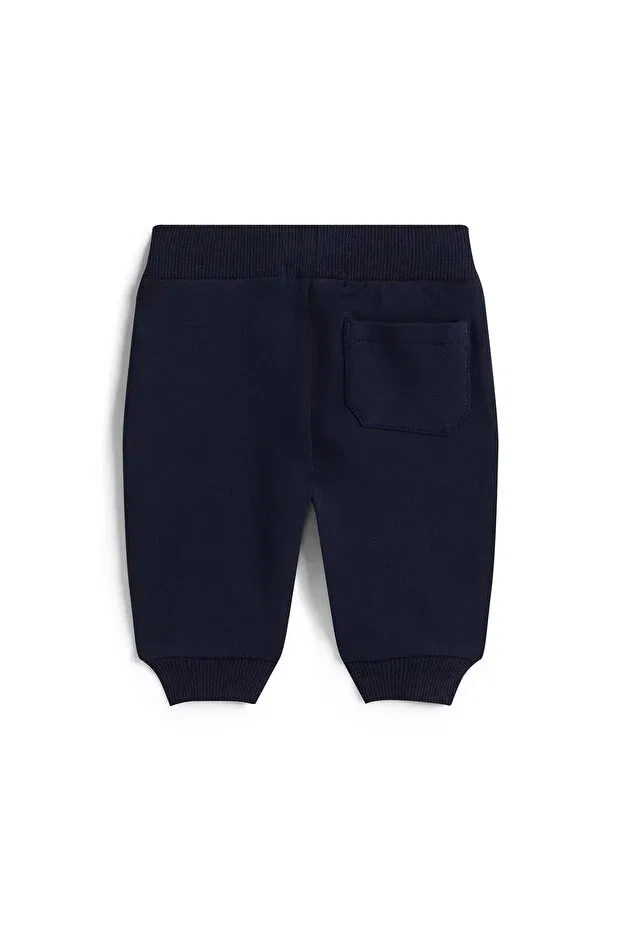 Детские спортивные штаны с принтом Tommy Hilfiger, Navy Blue — фото 2