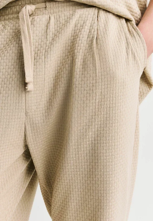 Брюки хлопковые Tracksuit bottoms Next, neutral, нейтральный — фото 4
