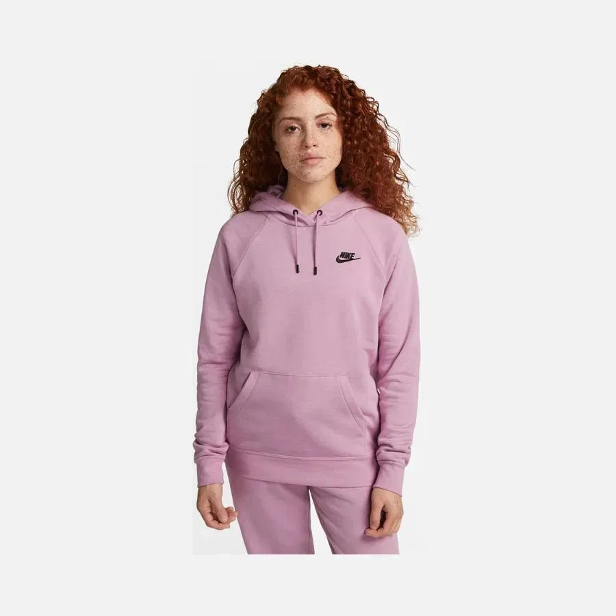 Женский спортивный свитшот-худи с капюшоном, модель DX2316 522, Nike, Фиолетовый — фото 3