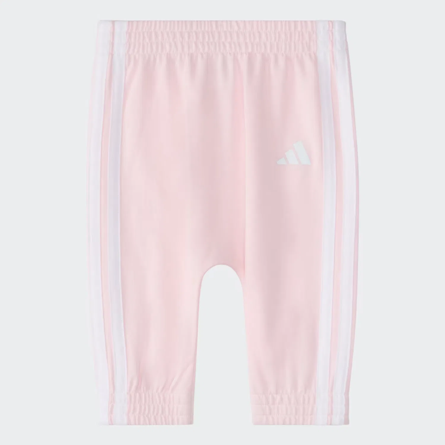 Детский комплект с длинным рукавом, из боди и штанов на резинке, Adidas Sportswear, светло-розовый — фото 3
