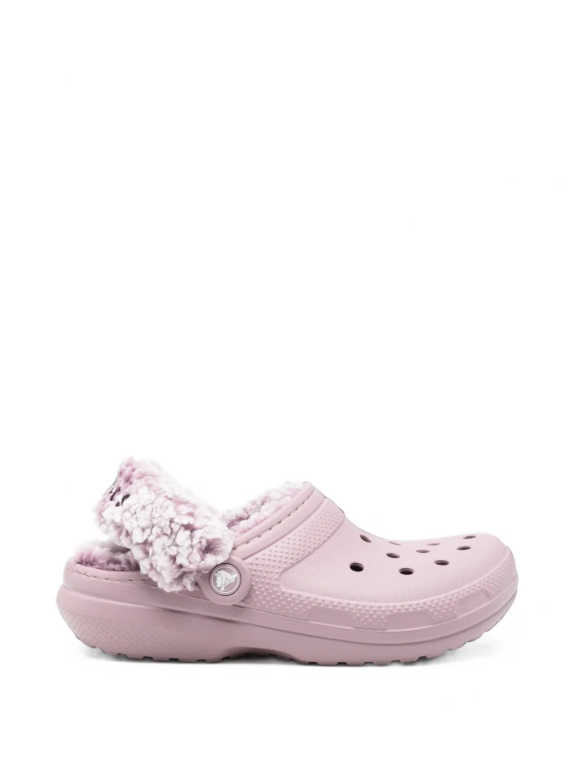 Клоги с флисовой подкладкой, фиолетовые Crocs, фиолетовый