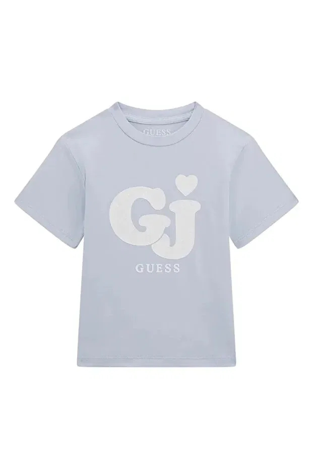 Детская футболка для девочек с принтом Ss t-shirt Guess, Blue