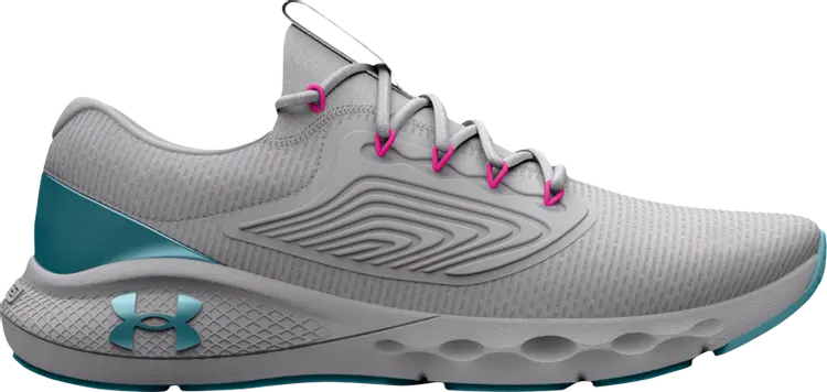 Кроссовки Under Armour Wmns Charged Vantage 2 Halo Grey Blue Pink, серый