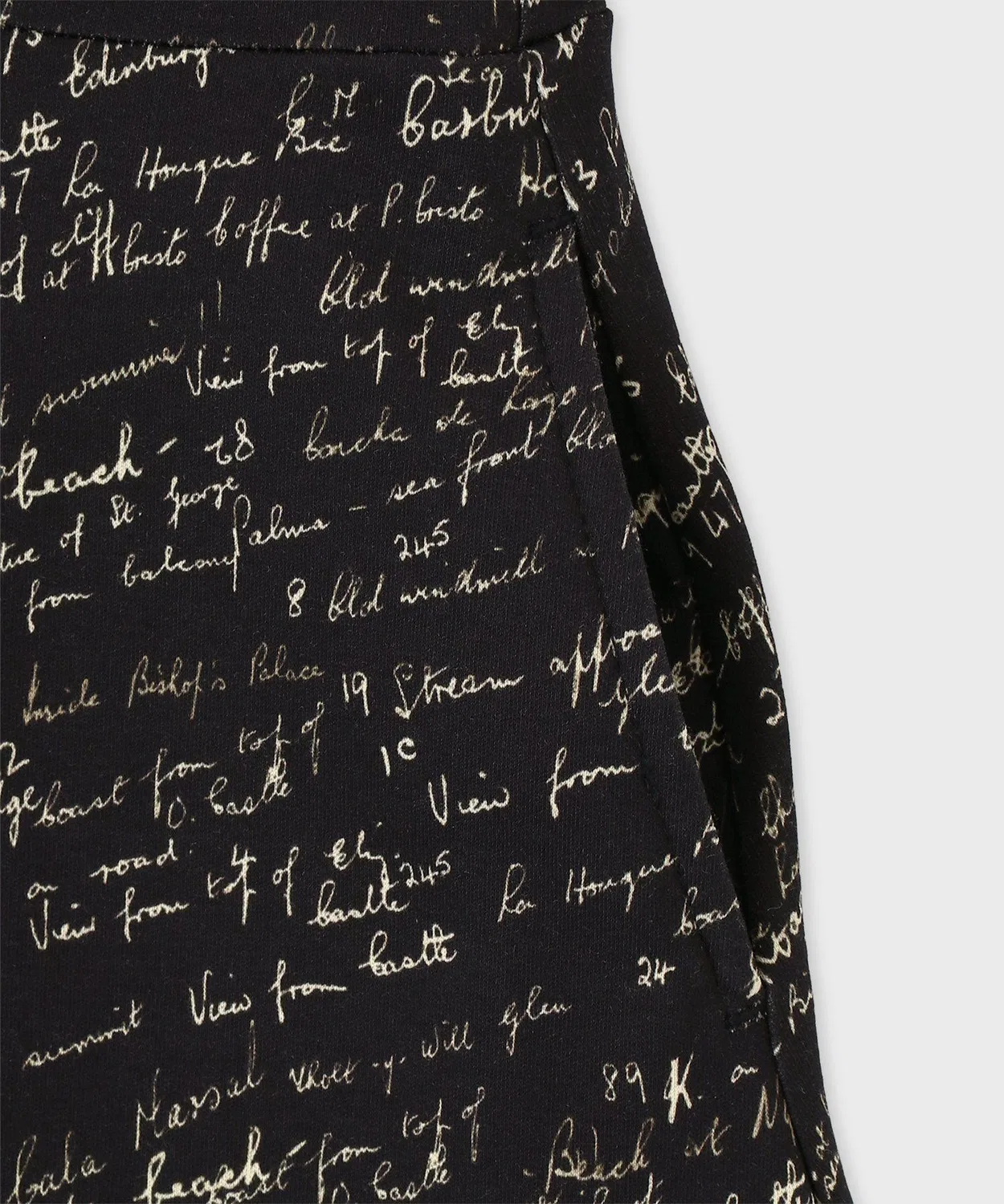 Детское платье-поло для девочек с принтом Slide Notes Paul Smith JUNIOR, Черный — фото 4