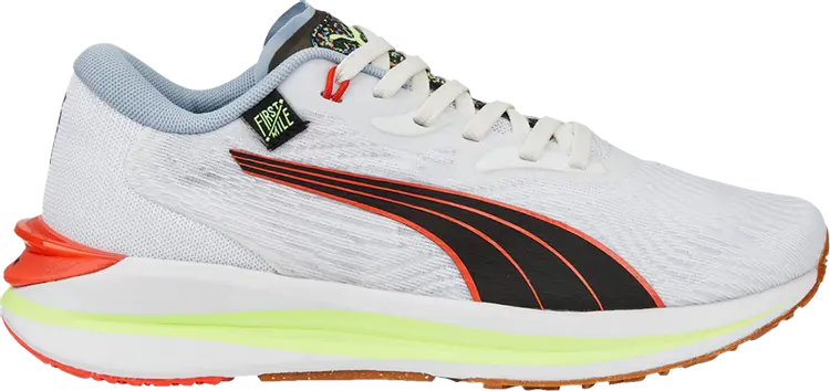 

Кроссовки Puma First Mile x Wmns Electrify Nitro 2 White Black Firelight, белый
