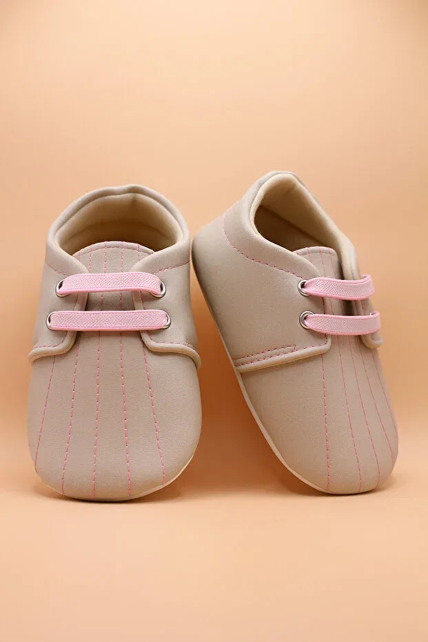 Детские туфли для девочек с эластичными шнурками Basics Bebluxbaby, Gray
