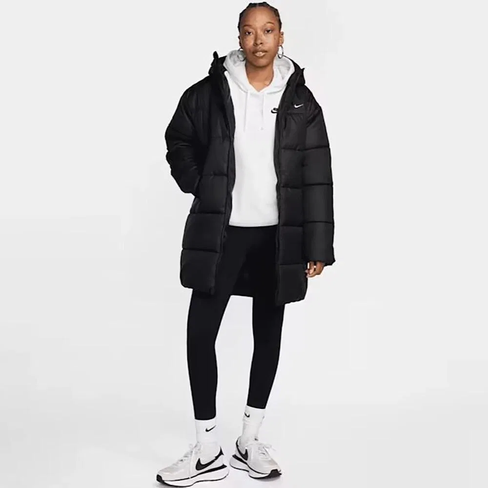 Женская утепленная парка Nike Classic Puffer, Черный — фото 3