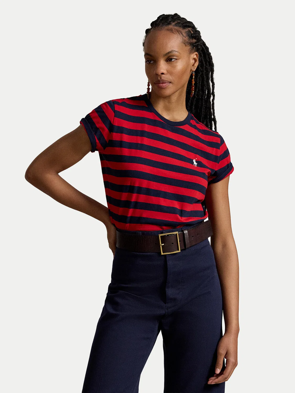 Женская футболка стандартного кроя Polo Ralph Lauren, синий