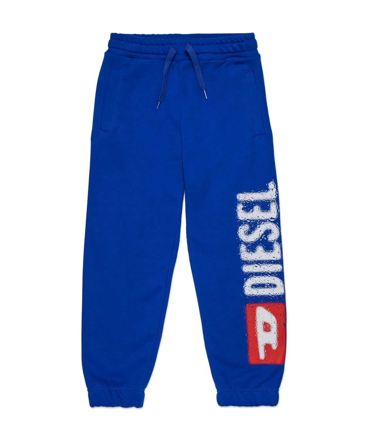 Детские спортивные штаны-джоггеры с брендовым логотипом DIESEL KIDS, Blue