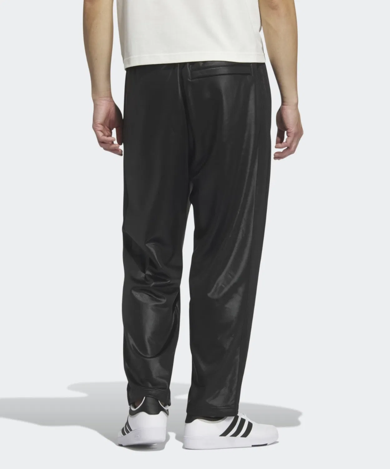 Мужские спортивные штаны с металлическим принтом Stadium Gold Adidas, Black — фото 2