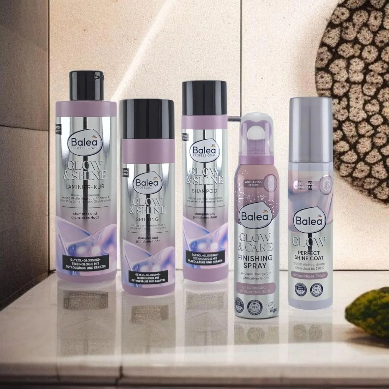 Набор для ухода за волосами «Glow & Shine Complete Set» от Balea Generisch — фото 4