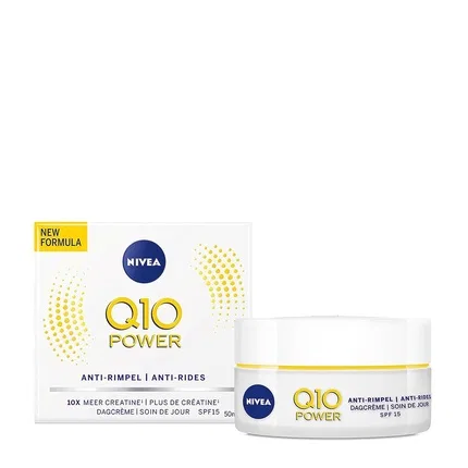 Крем для лица дневной антивозрастной Nivea Q10 Plus SPF15