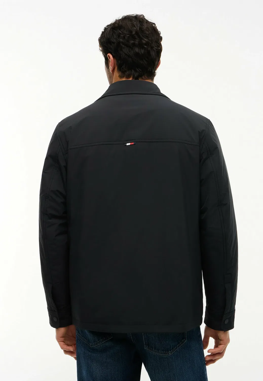 Складная легкая рубашка-куртка - летняя куртка Tommy Hilfiger, Black — фото 3