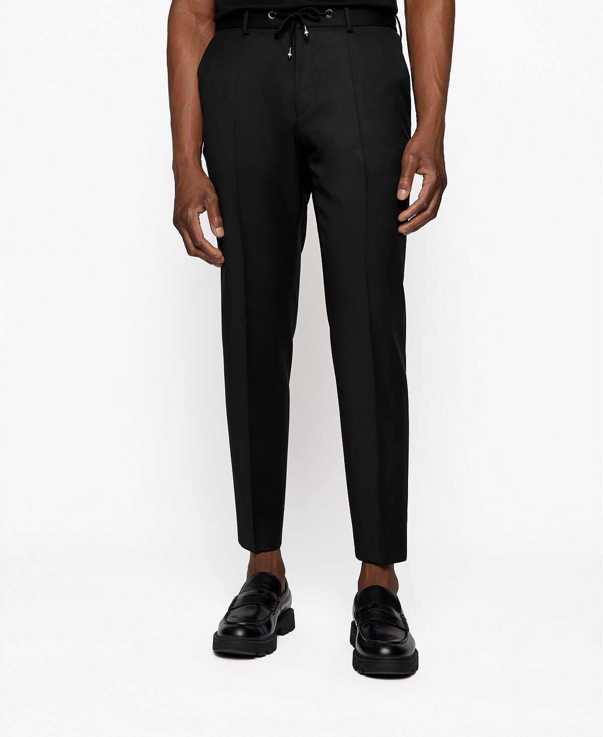 

Мужские брюки с кулиской boss Hugo Boss, черный