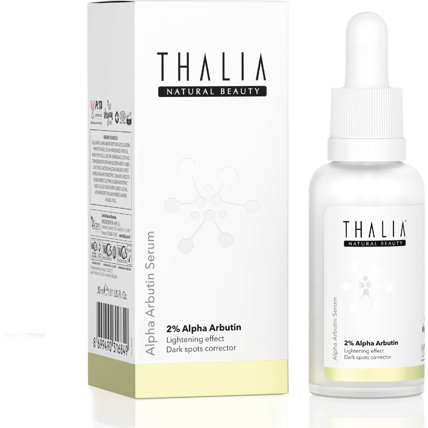 

Выравнивающая сыворотка Thalia Anti-Blemish Skin Tone для ухода за кожей 2%, 30 мл