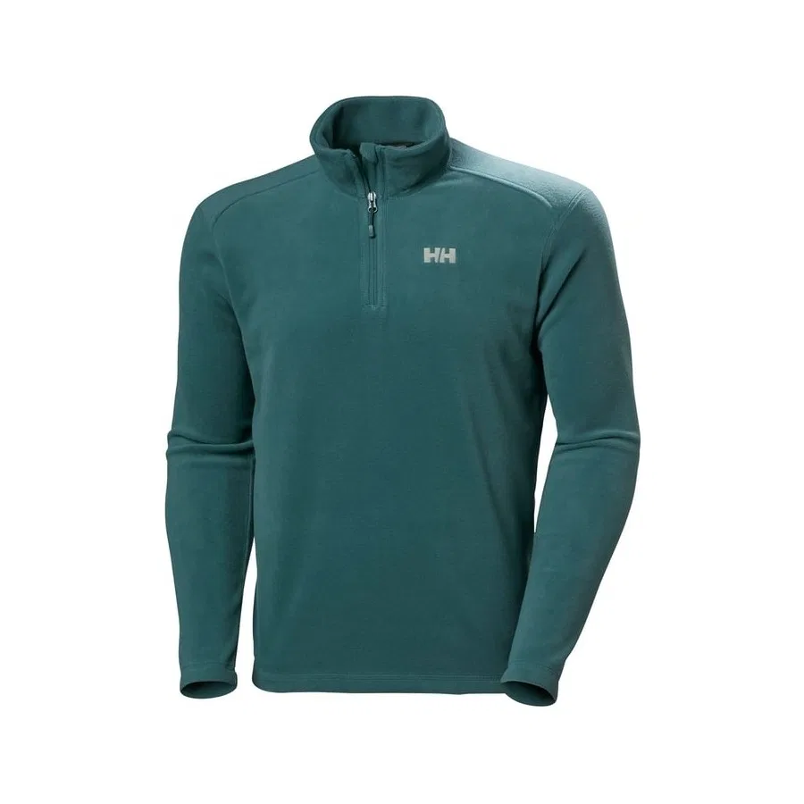 Детская флисовая кофта с половиной застежкой-молнией Junior Rider 1/2 Zip Helly Hansen, Петроль