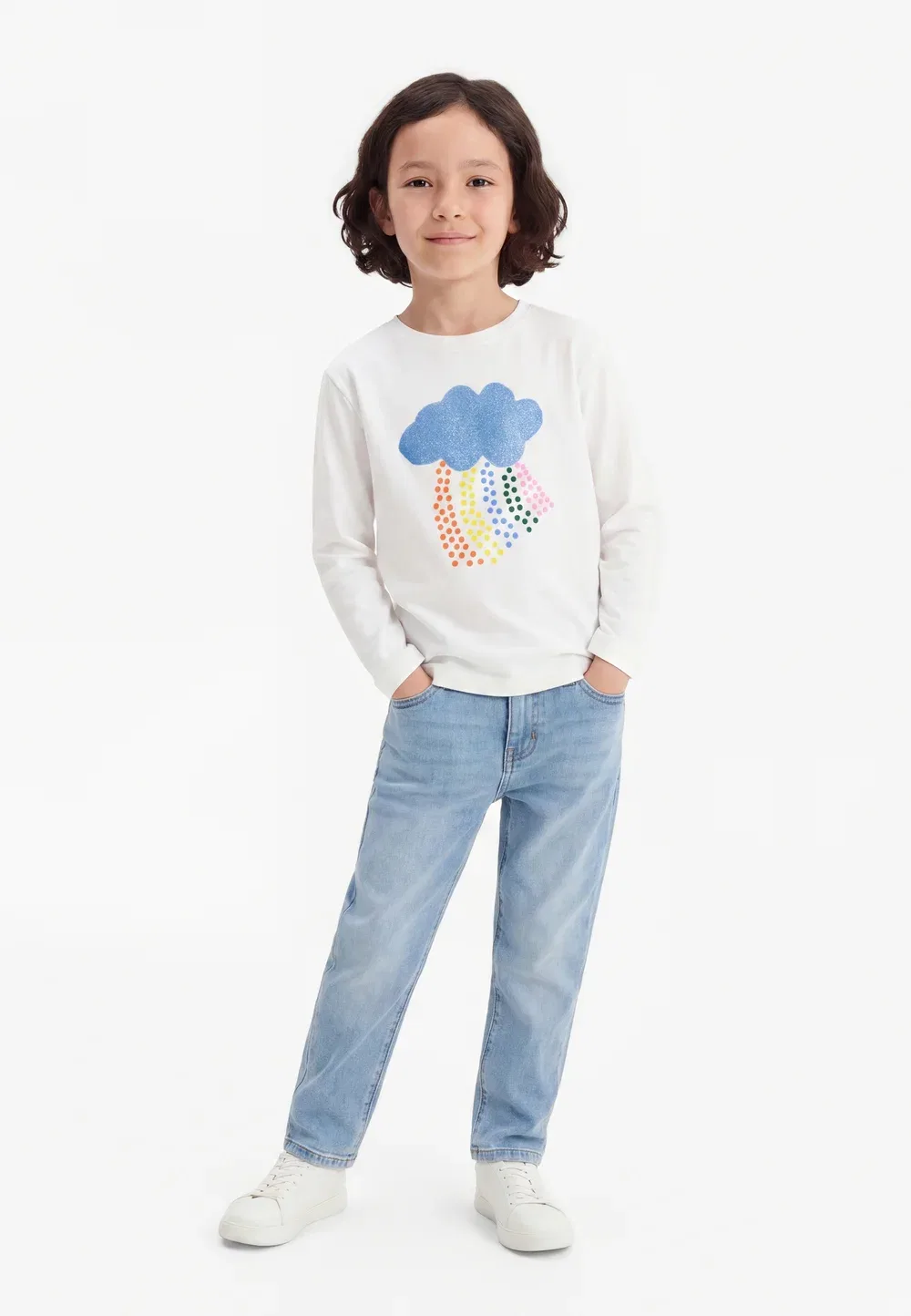 Nmflindali, комплект из 2 футболок с длинными рукавами Name It, Begonia Pink/Cloud Dancer