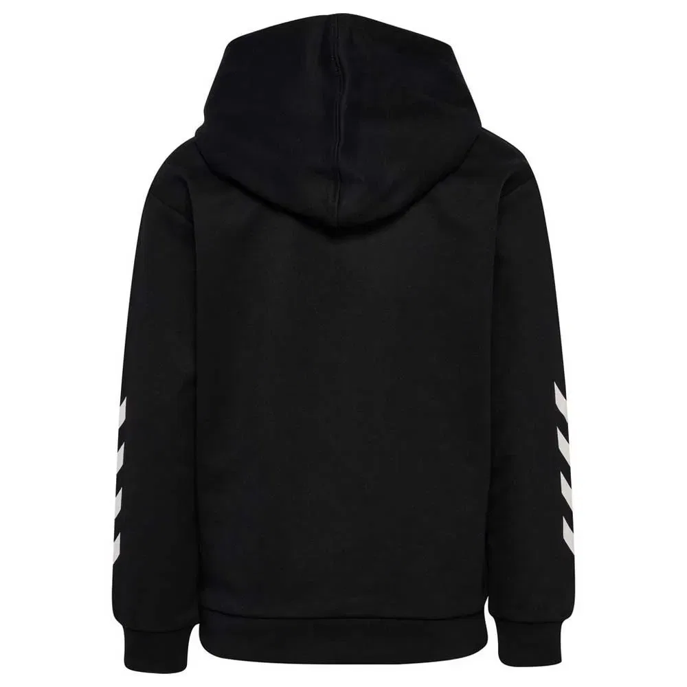Детское худи для девочек с логотипом Hummel, Black — фото 2