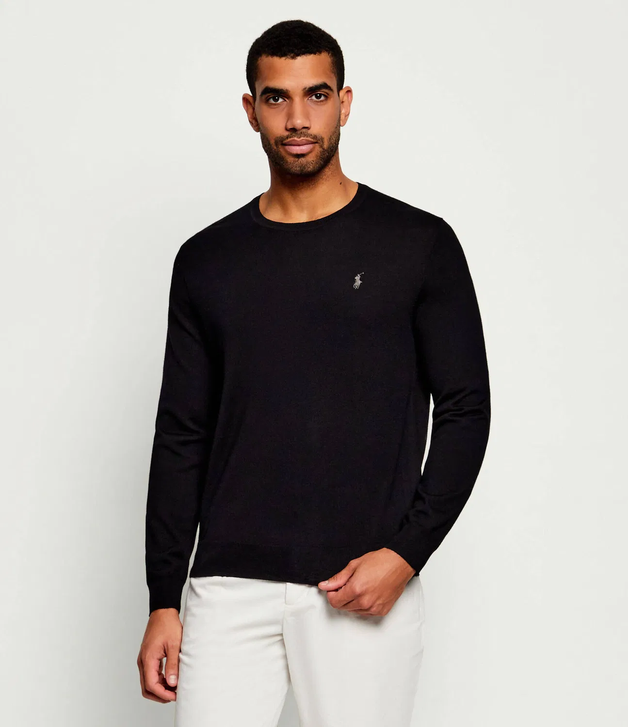 Свитер из шерсти Polo Ralph Lauren, черный