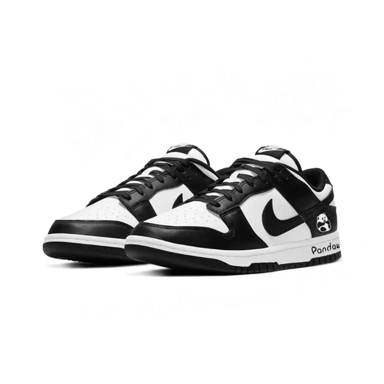 Кроссовки для скейтбординга Dunk Kids, Nike, Black White — фото 4