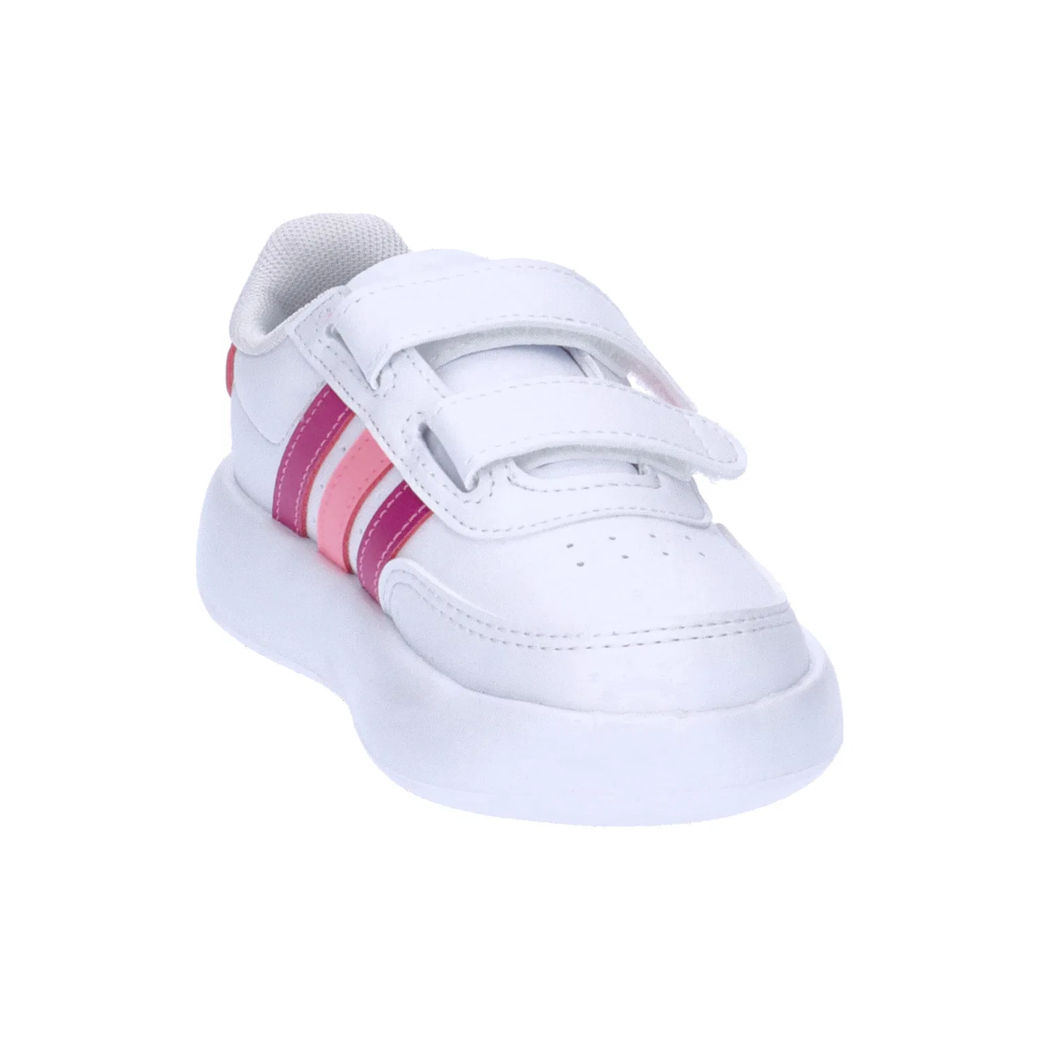 Детские кроссовки с липучками Breaknet 2.0 CF I Adidas, Weiss Rosa — фото 2