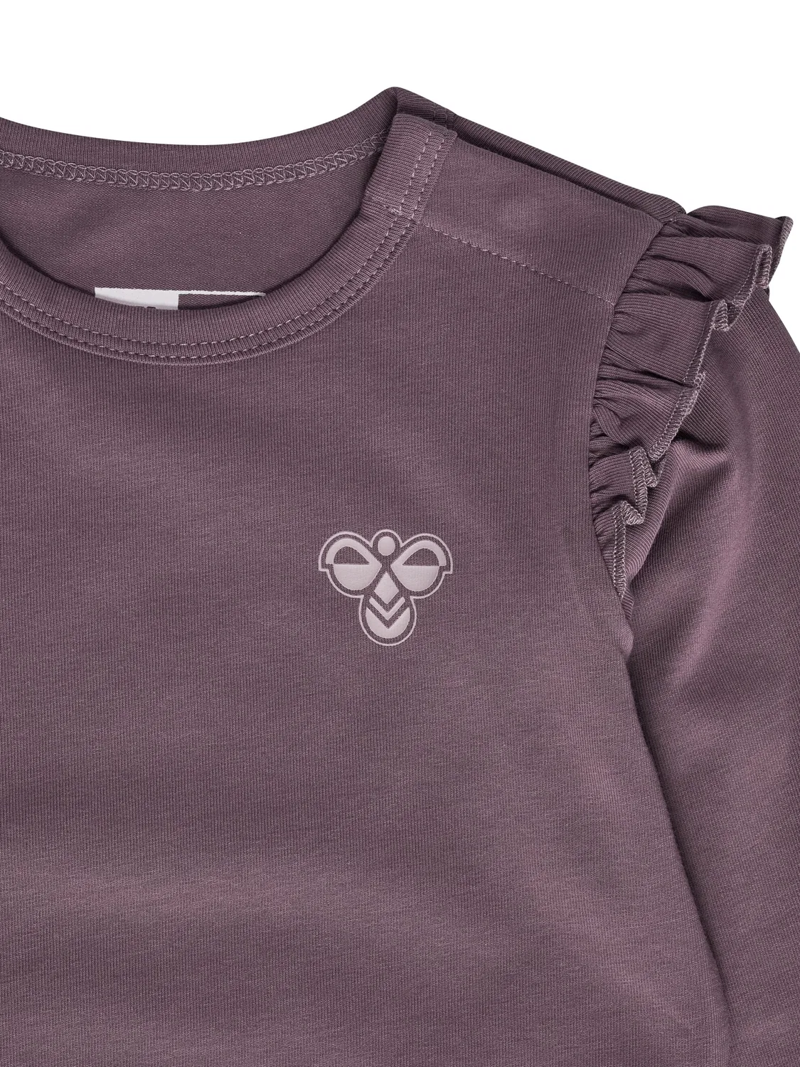 Боди-комбинезон на кнопках Hmlmini Hummel, черно-сливовый — фото 3