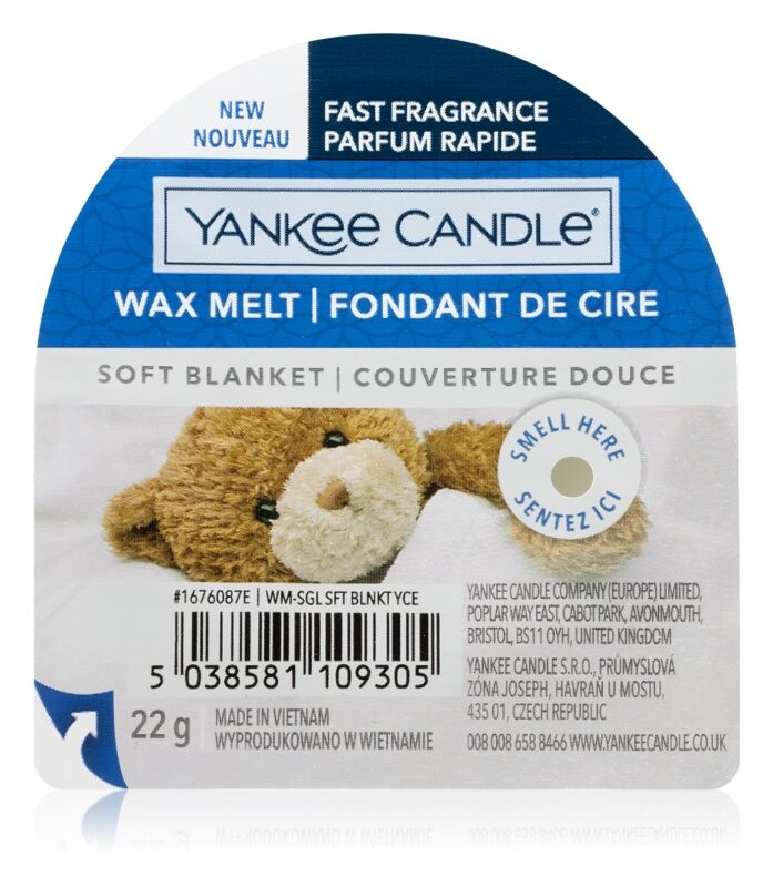 

Воск для аромалампы Yankee Candle Soft Blanket