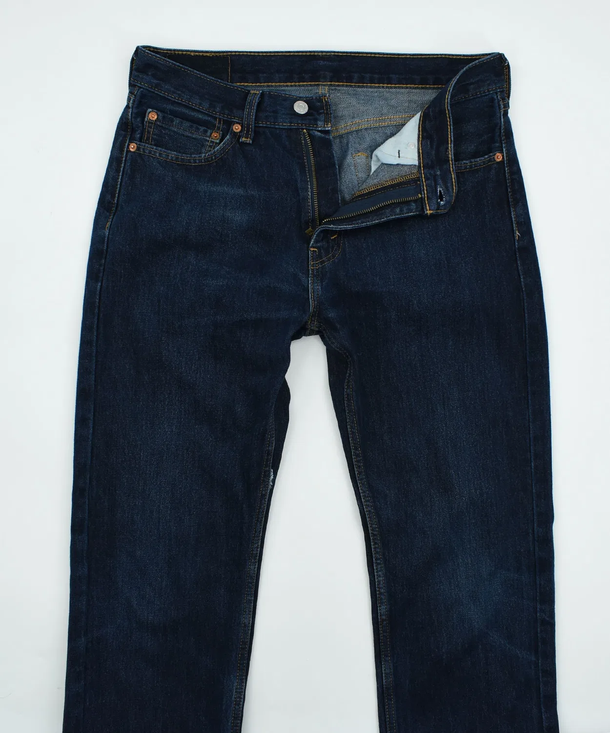 Мужские классические джинсы Levi's 505, Indigo Blue — фото 2