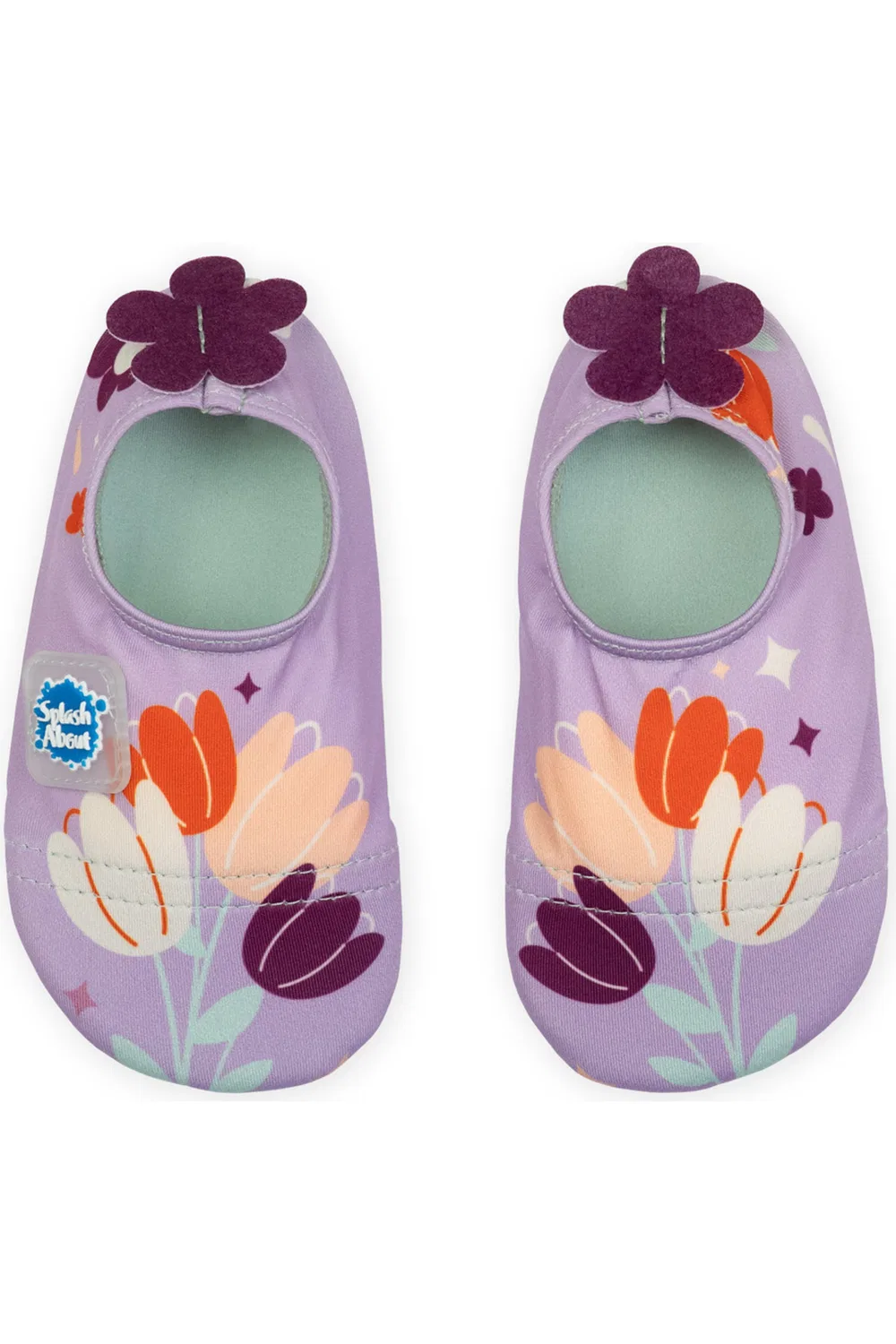 Детские водонепроницаемые тапочки для воды Lilac Spring Splash About