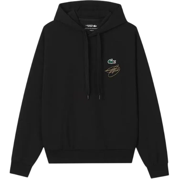 Мужской свитшот из коллекции LACOSTE x Novak Djokovic Tennis, LACOSTE, Black/031