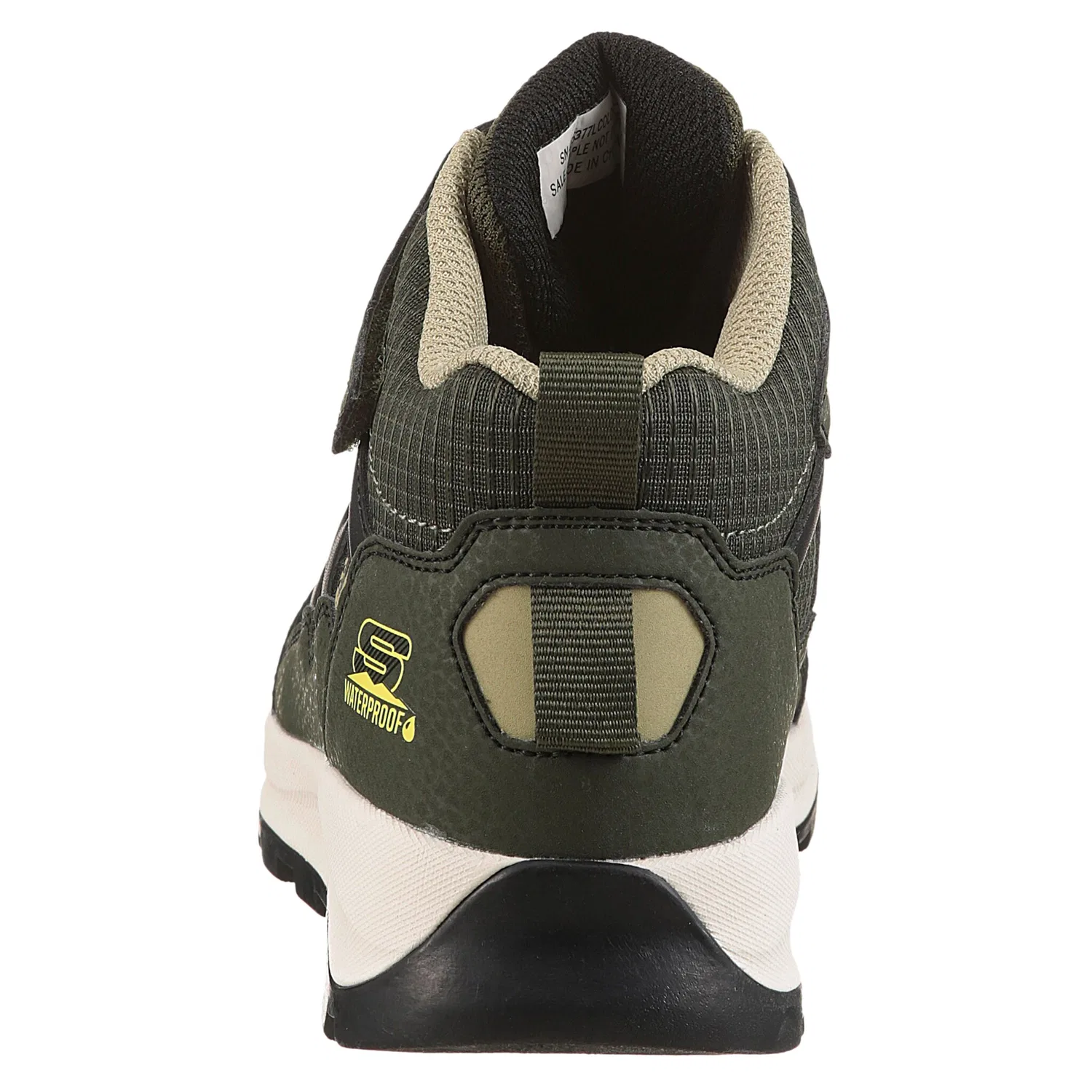 Детские ботинки с waterproof Skechers, Olive/Black — фото 3