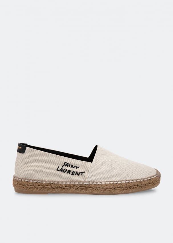 

Эспадрильи SAINT LAURENT Canvas espadrilles, белый