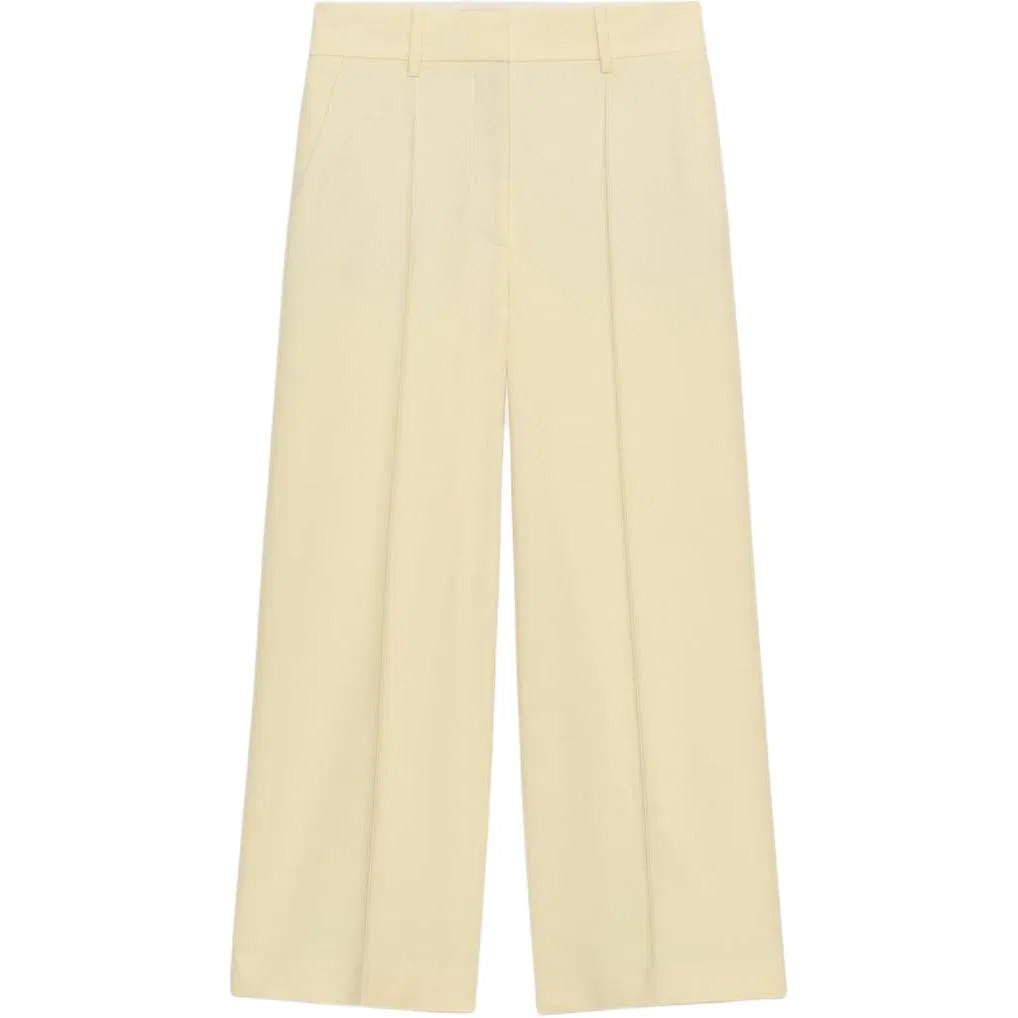 Женские повседневные брюки ZW Light Yellow, размер M, ZARA, Light Yellow