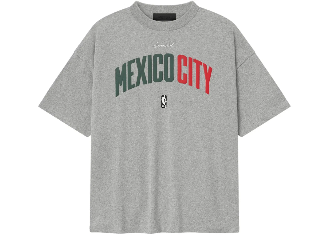 Мужская футболка с принтом Tee Fear of God, Concrete Heather