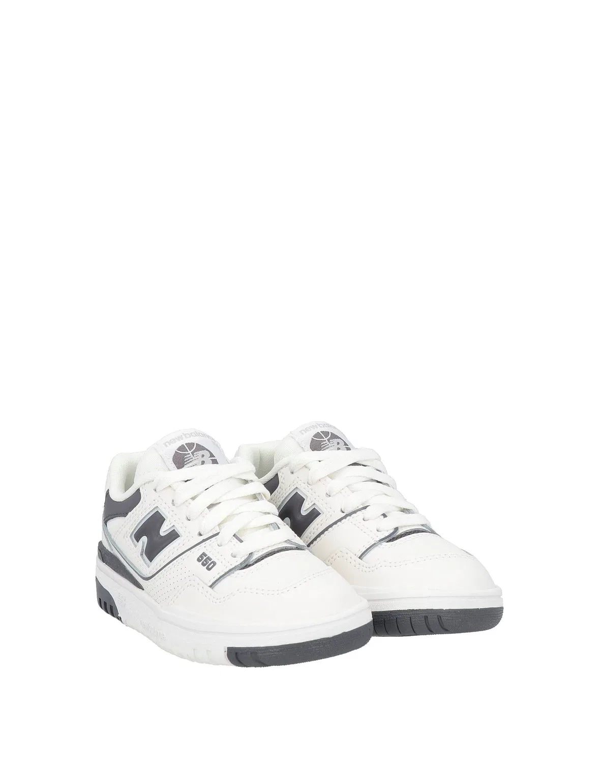 Детские кроссовки для девочек кожаные 550 New Balance, белый — фото 2