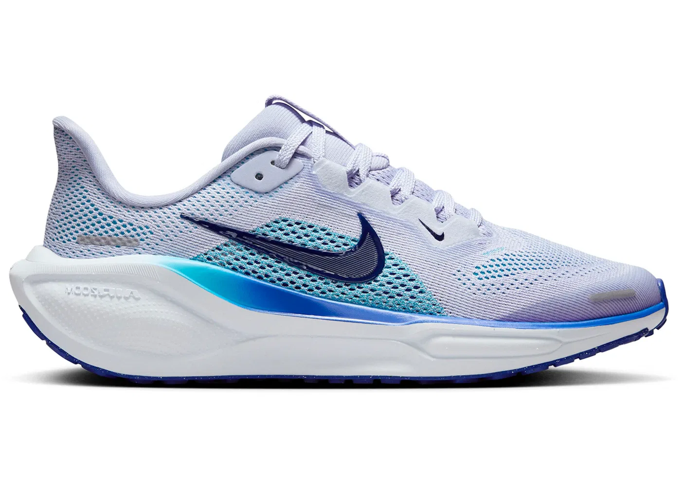 Детские кроссовки беговые Nike Air Zoom Pegasus 41 Nike, Ghost/Football Grey/Deep Night/Blue Void