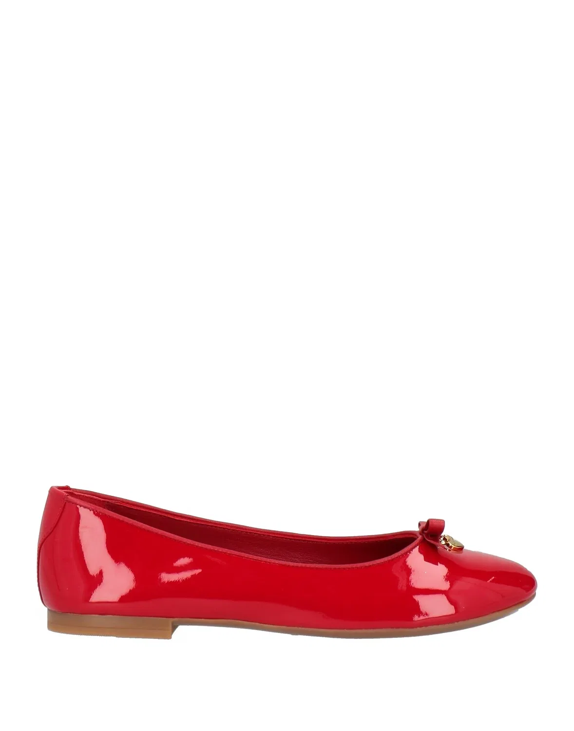 Балетки лакированные с аппликацией Bow Dolce&Gabbana, красный