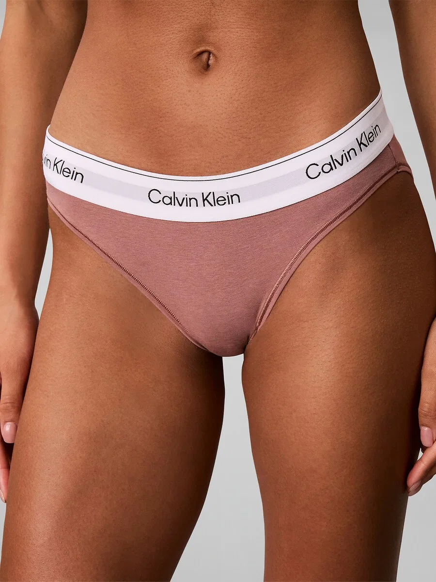 Трусики Calvin Klein фиолетового и светло-розового цвета — фото 3