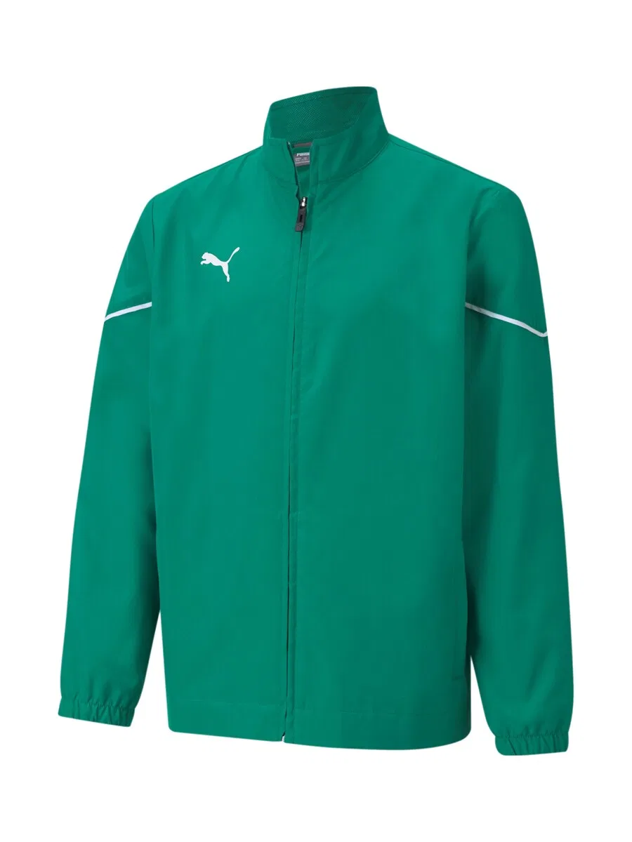 Спортивная куртка PUMA 'TeamRise' зеленого цвета