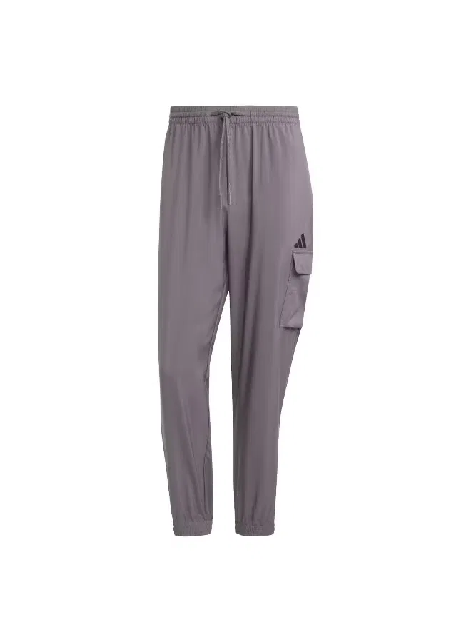 Брюки карго с логотипом Essentials Adidas, серый