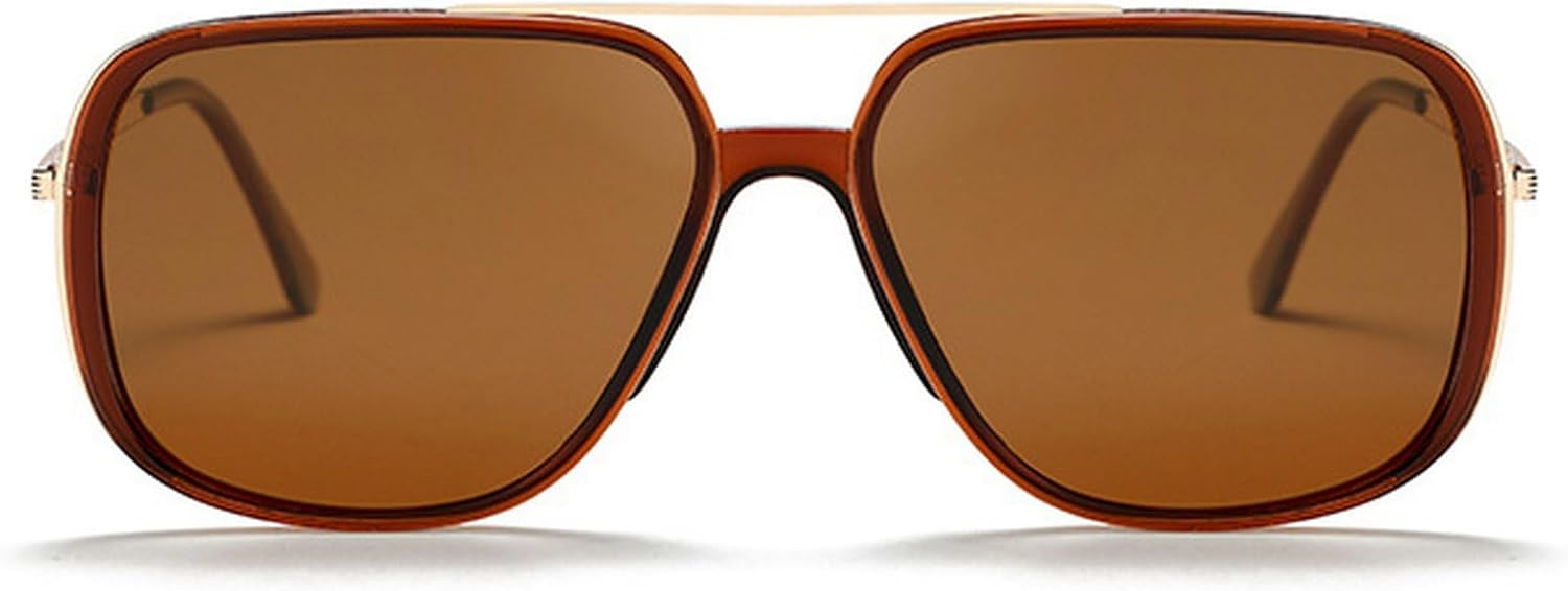 

Большие модные солнцезащитные очки-пилот для женщин и мужчин, ретро, ​​большие солнцезащитные очки-щит, винтажные солнцезащитные очки, женские квадратные солнцезащитные очки mincl, C2