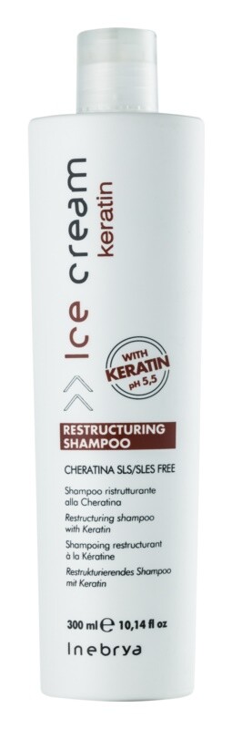 

Восстанавливающий шампунь с кератином Inebrya Keratin