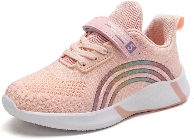 Детские кроссовки для девочек с дышащим верхом Zonkacen, Pink
