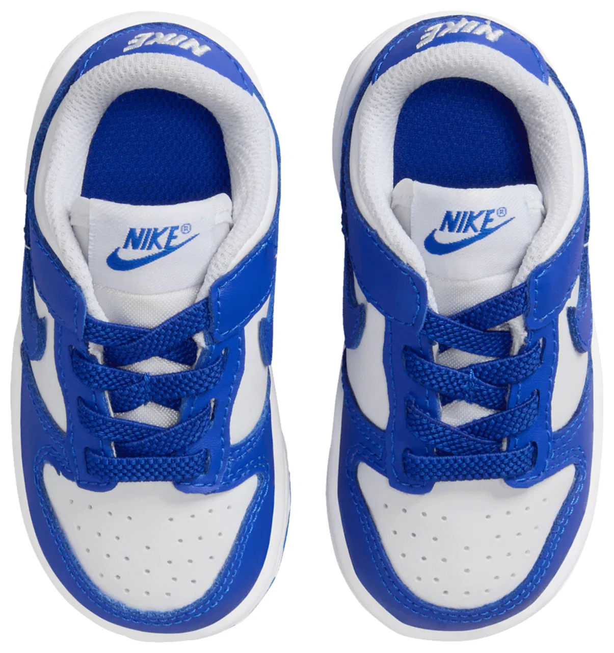 Кроссовки для мальчиков Nike Dunk Low, цвет White/Blue — фото 4