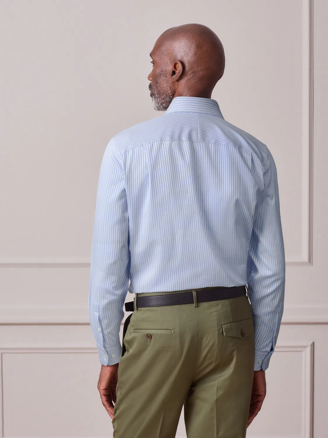 Рубашка с бенгальской полоской, Slim Fit, Signature Next, синий — фото 3