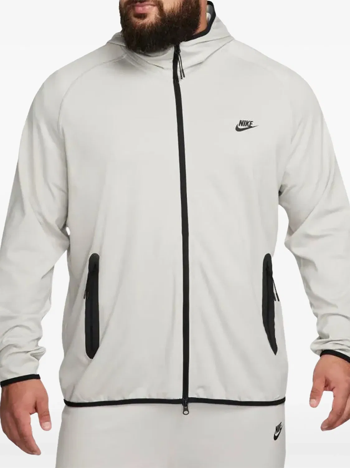 Худи Tech Grey/Black Nike, серый