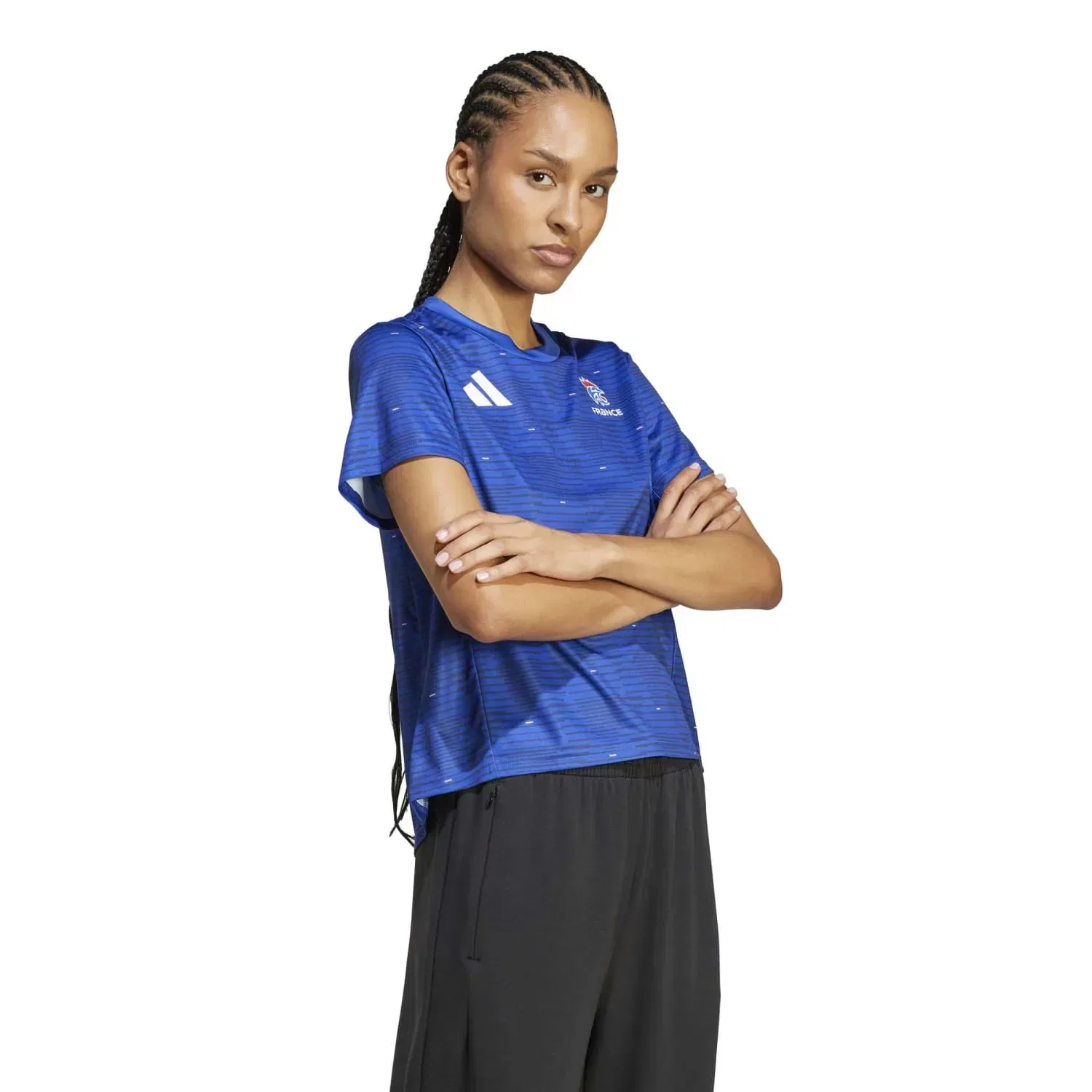 Женская футболка с технологией HEAT.RDY FFHB TR adidas, Azul — фото 3